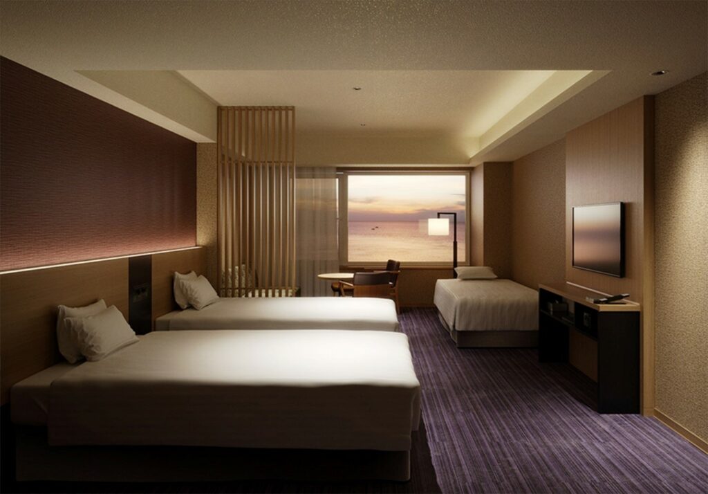 日本函館 今夏最具話題的 函館湯之溫泉海與光 休伊特渡假飯店 即將盛大開幕 万京all In One