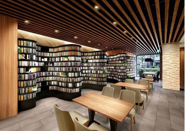跟著漫畫去旅行 京都二條城旁文青漫畫圖書飯店開幕￼